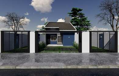 Imagem: A casa possui 3 Dormitórios, 1 Banheiro, 63m² de Área, Imóvel