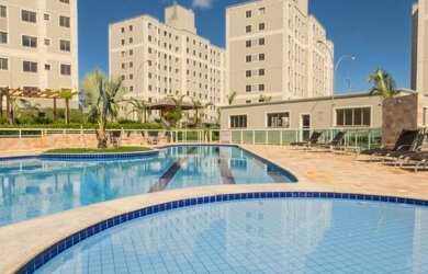 Imagem: O apartamento possui 2 Dormitórios, 1 Banheiro, 1 Vaga na garagem