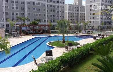 Imagem: O apartamento possui 2 Dormitórios, 1 Banheiro, 1 Vaga na garagem