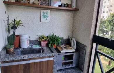 Imagem: O apartamento possui 2 Dormitórios, 2 Banheiros, 1 Vaga na