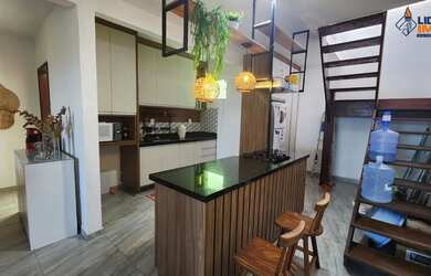 Imagem: A casa em condomínio possui 3 Dormitórios, 2 Banheiros, 4