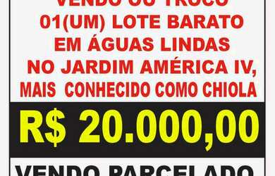 Imagem: O terreno possui 200m² de Área e está localizado em Taguatinga