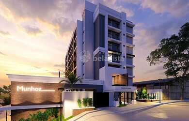 Imagem: O apartamento possui 1 Dormitório, 1 Banheiro, 1 Vaga na garagem