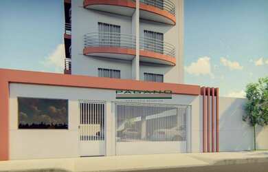 Imagem: O apartamento possui 1 Dormitório, 2 Banheiros, 1 Vaga na garagem