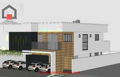 Imagem: A casa em condomínio possui 5 Dormitórios, 5 Banheiros, 4