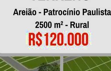 Imagem: O terreno possui 2.500m² de Área e está localizado em Patrocínio