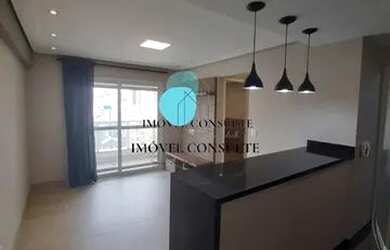 Imagem: O apartamento possui 1 Dormitório, 1 Banheiro, 1 Vaga na garagem