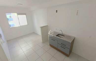 Imagem: O apartamento possui 1 Dormitório, 1 Banheiro, 27m² de Área