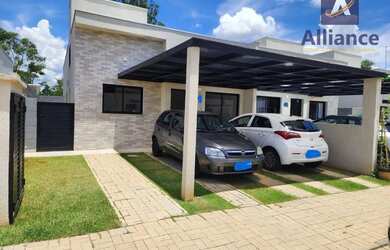 Imagem: A casa em condomínio possui 3 Dormitórios, 2 Banheiros, 2