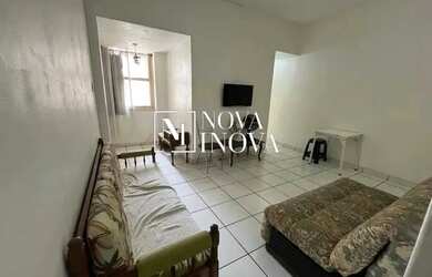 Imagem: O apartamento possui 1 Dormitório, 1 Banheiro, 52m² de Área