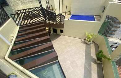 Imagem: O apartamento na cobertura possui 5 Dormitórios, 4 Banheiros