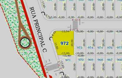Imagem: O terreno possui 334m² de Área e está localizado em Siqueira