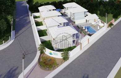 Imagem: A casa em condomínio possui 3 Dormitórios, 1 Banheiro, 1 Vaga