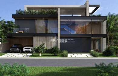 Imagem: A casa em condomínio possui 5 Dormitórios, 5 Banheiros, 4