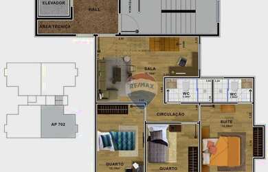 Imagem 10: Cobertura com 3 dormitórios à venda, 156 m² por R$ 630.000,00 - Aeroporto...