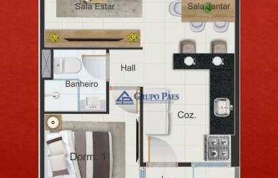 Imagem 7: Apartamento à venda, 30 m² por R$ 169.000,00 - Itaquera - São Paulo/SP