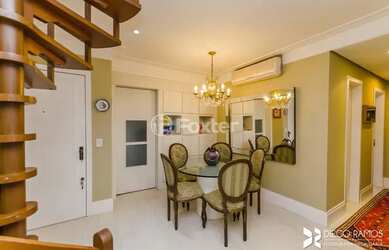 Imagem 3: Cobertura com belíssima vista para o Guaíba, para venda tem 159 metros quadrados com 2 qua