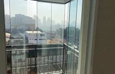 Imagem: O apartamento possui 1 Dormitório, 1 Banheiro, 1 Vaga na garagem