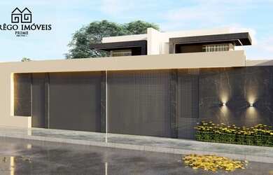 Imagem: A casa possui 3 Dormitórios, 2 Banheiros, 2 Vagas na garagem