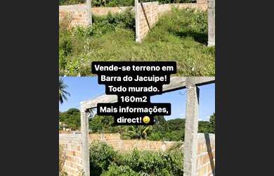 Imagem: O terreno possui 160m² de Área e está localizado em Piatã