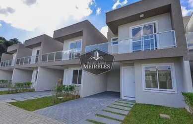 Imagem: A casa possui 3 Dormitórios, 2 Banheiros, 2 Vagas na garagem