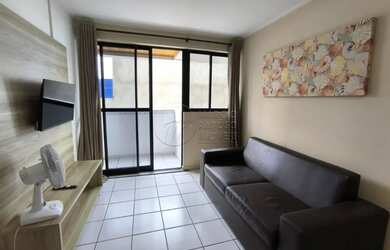 Imagem 4: Apartamento Beira-mar Quarto e Sala com Varanda no Edf. Neo 1.0