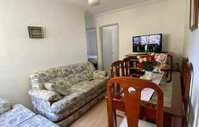 Imagem: O apartamento possui 2 Dormitórios, 1 Banheiro, 1 Vaga na garagem