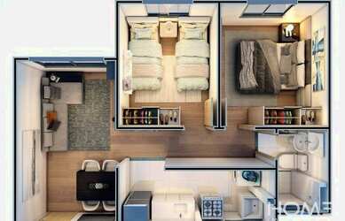 Imagem 5: Apartamento com 2 dormitórios à venda, 45 m² por R$ 170.000,00 - Guaratiba...