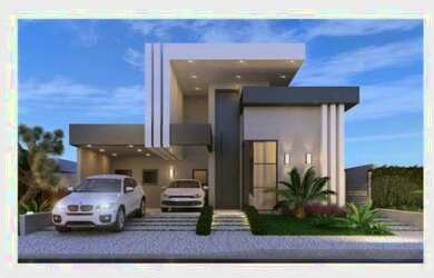 Imagem: A casa em condomínio possui 3 Dormitórios, 2 Banheiros, 4