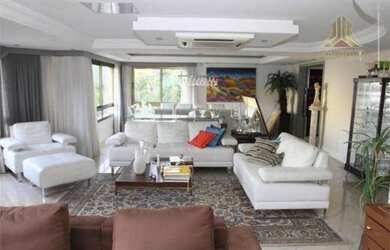 Imagem: O apartamento na cobertura possui 4 Dormitórios, 5 Banheiros