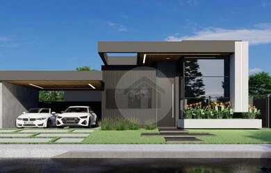 Imagem: A casa em condomínio possui 3 Dormitórios, 2 Banheiros, 4