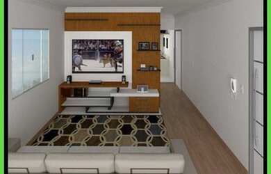 Imagem: O apartamento possui 3 Dormitórios, 1 Banheiro, 1 Vaga na garagem