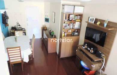 Imagem: O apartamento possui 2 Dormitórios, 1 Banheiro, 1 Vaga na garagem