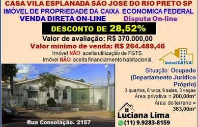 Imagem: A casa possui 3 Dormitórios, 5 Banheiros, 3 Vagas na garagem