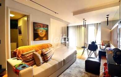 Imagem: O apartamento possui 2 Dormitórios, 1 Banheiro, 2 Vagas na