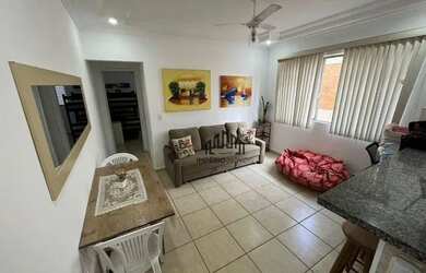 Imagem: O apartamento possui 1 Dormitório, 1 Banheiro, 1 Vaga na garagem