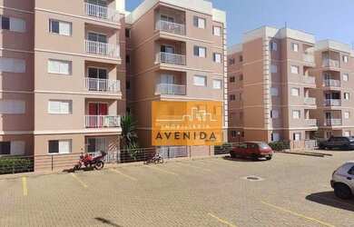 Imagem: O apartamento possui 2 Dormitórios, 1 Banheiro, 2 Vagas na