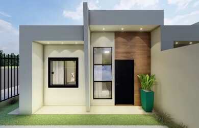 Imagem: A casa possui 2 Dormitórios, 1 Banheiro, 1 Vaga na garagem