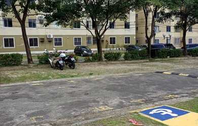 Imagem: O apartamento possui 2 Dormitórios, 1 Banheiro, 1 Vaga na garagem