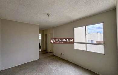 Imagem: O apartamento possui 2 Dormitórios, 1 Banheiro, 1 Vaga na garagem