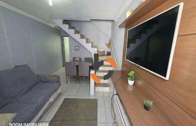 Imagem: A casa em condomínio possui 2 Dormitórios, 1 Banheiro, 1 Vaga