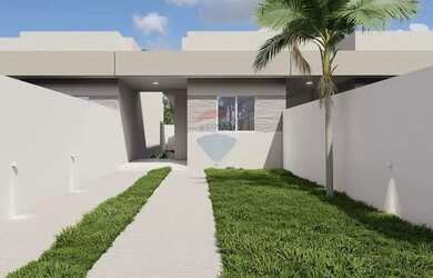 Imagem: A casa possui 2 Dormitórios, 1 Banheiro, 2 Vagas na garagem