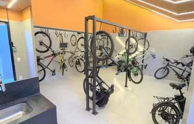 Imagem 9: Studio de 1 quarto, mobiliado, com varanda, linda vista e ótima estrutura no prédio. Perto