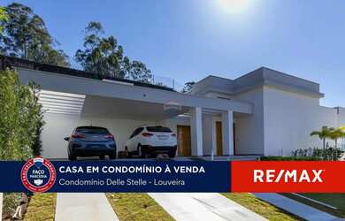 Imagem: A casa em condomínio possui 4 Dormitórios, 5 Banheiros, 4