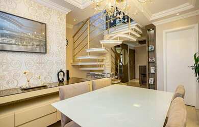 Imagem: O apartamento na cobertura possui 3 Dormitórios, 2 Banheiros