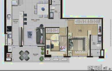 Imagem 12: Apartamento à venda, 81 m² por R$ 745.000,00 - Kobrasol - São José/SC