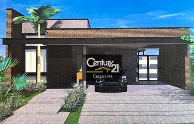 Imagem: A casa em condomínio possui 3 Dormitórios, 4 Banheiros, 4