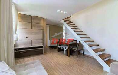 Imagem: O apartamento na cobertura possui 3 Dormitórios, 2 Banheiros