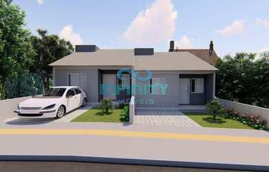 Imagem: A casa possui 2 Dormitórios, 1 Banheiro, 1 Vaga na garagem