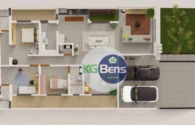 Imagem 2: Casa com 3 dormitórios, 164 m², à venda por R$ 1.350.000 ou locação...